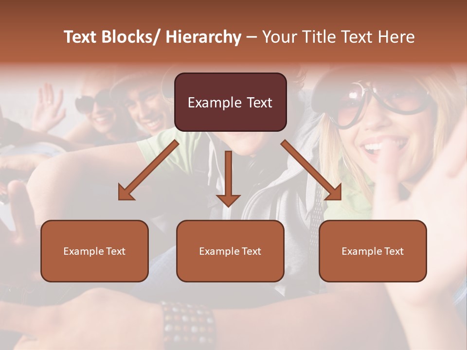 Happy Portrait Teen PowerPoint Template