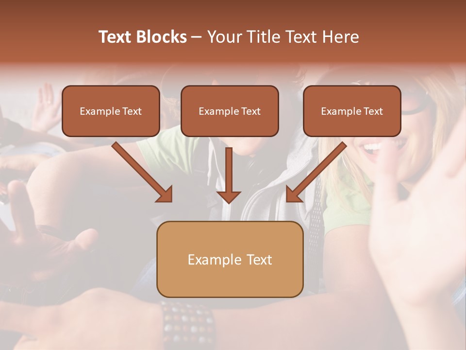 Happy Portrait Teen PowerPoint Template