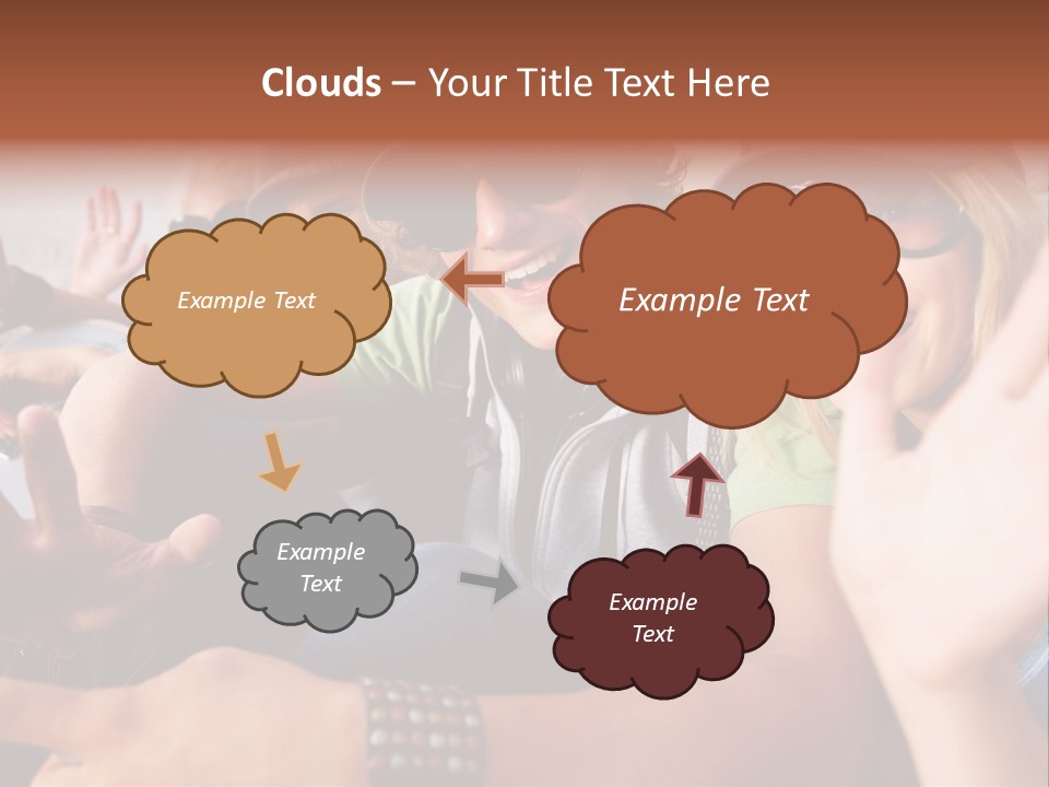 Happy Portrait Teen PowerPoint Template