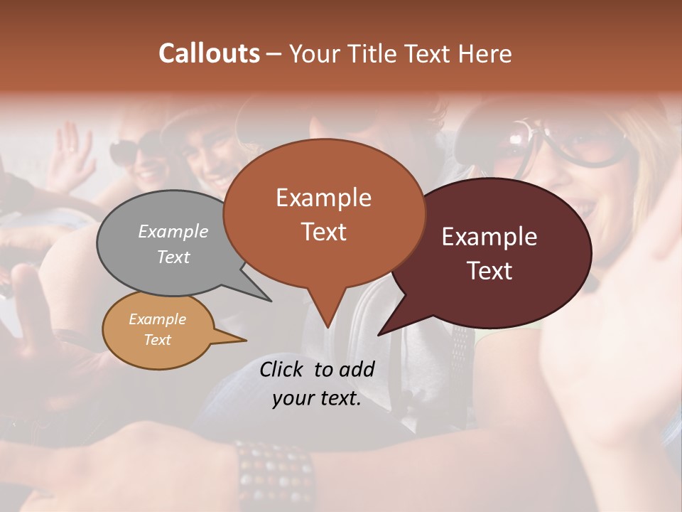 Happy Portrait Teen PowerPoint Template