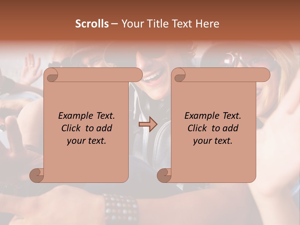 Happy Portrait Teen PowerPoint Template