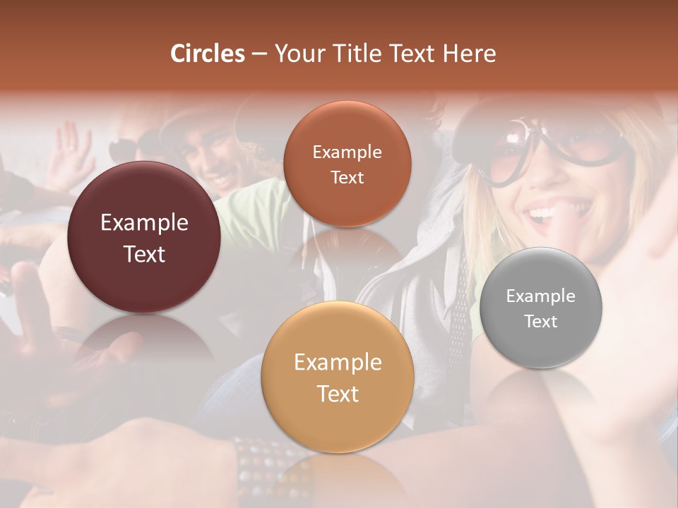 Happy Portrait Teen PowerPoint Template