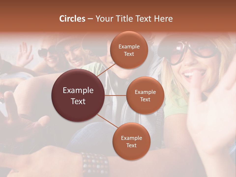 Happy Portrait Teen PowerPoint Template