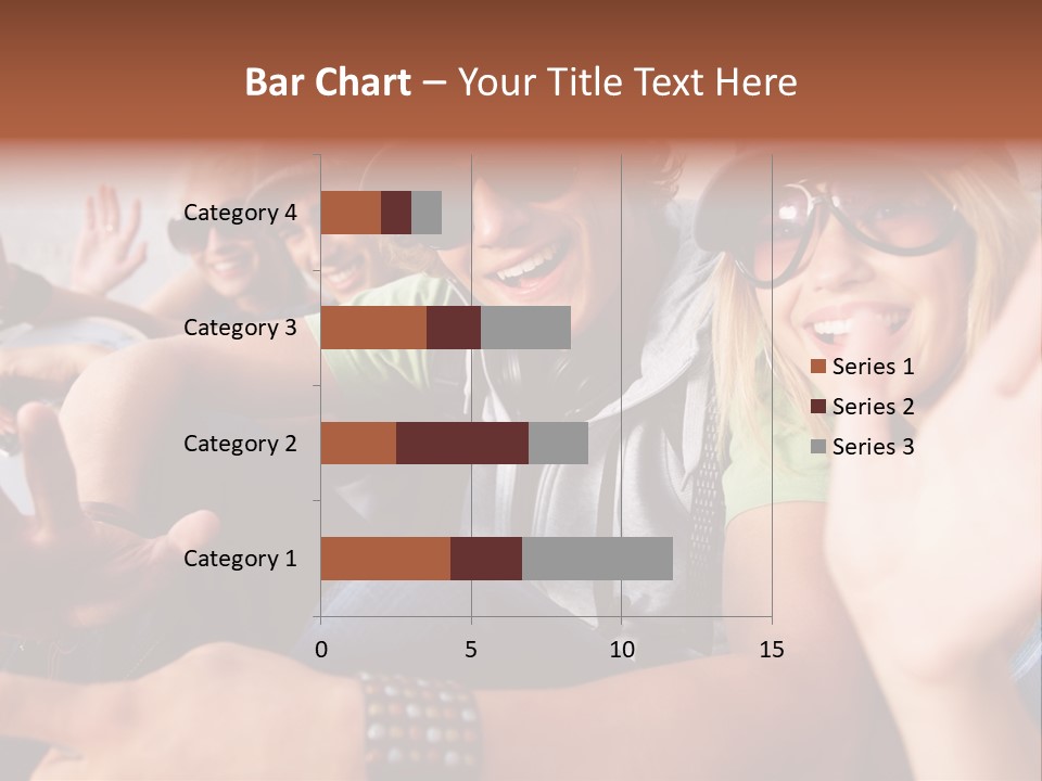 Happy Portrait Teen PowerPoint Template