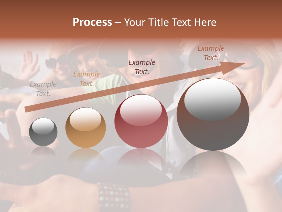 Happy Portrait Teen PowerPoint Template