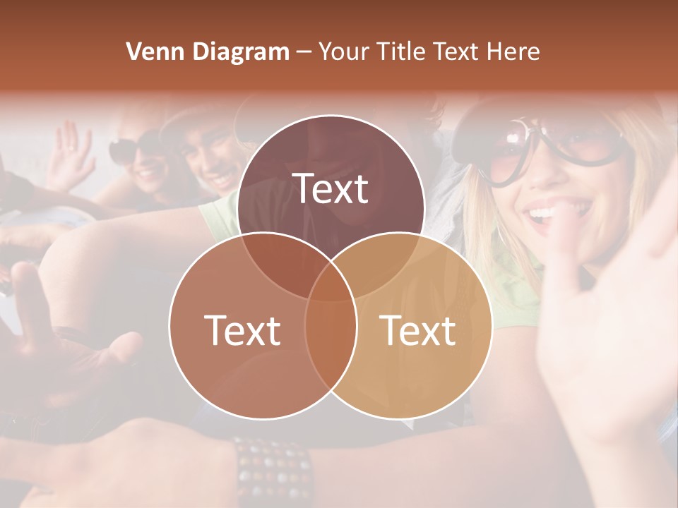 Happy Portrait Teen PowerPoint Template