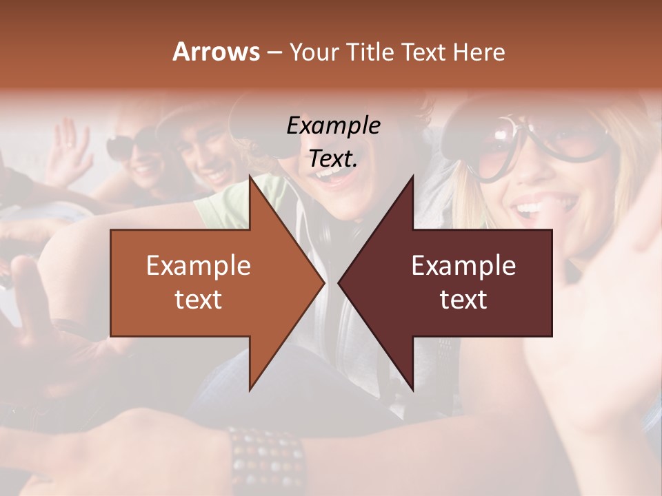 Happy Portrait Teen PowerPoint Template