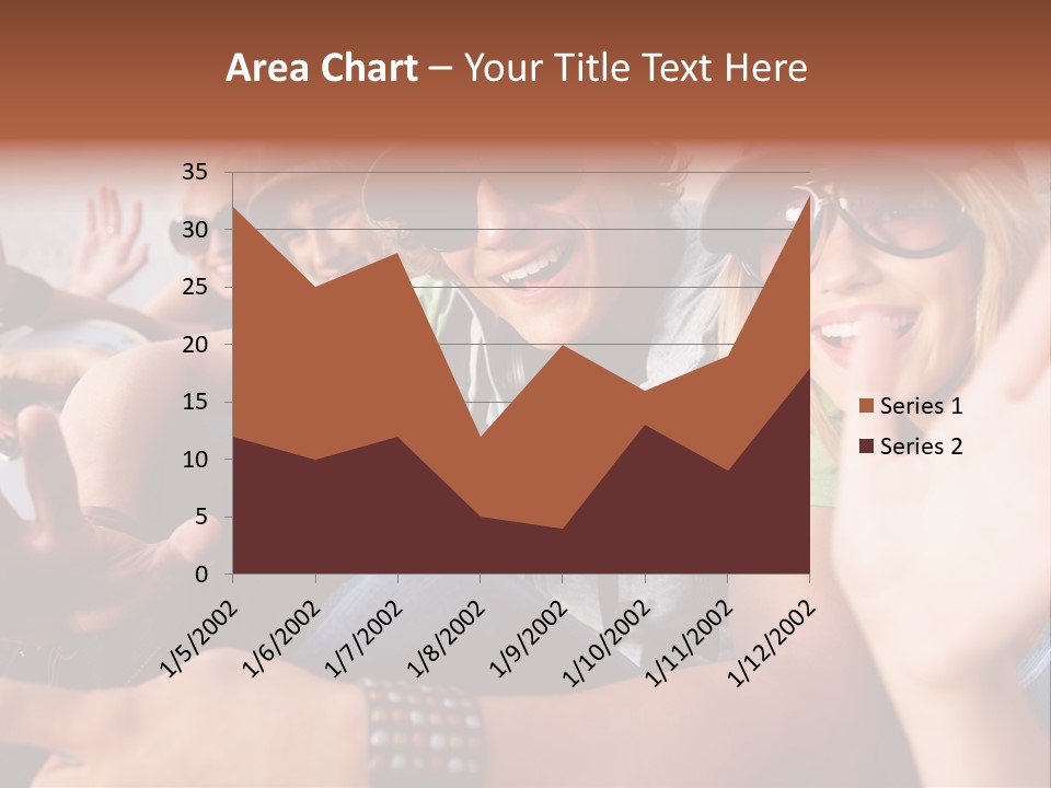 Happy Portrait Teen PowerPoint Template
