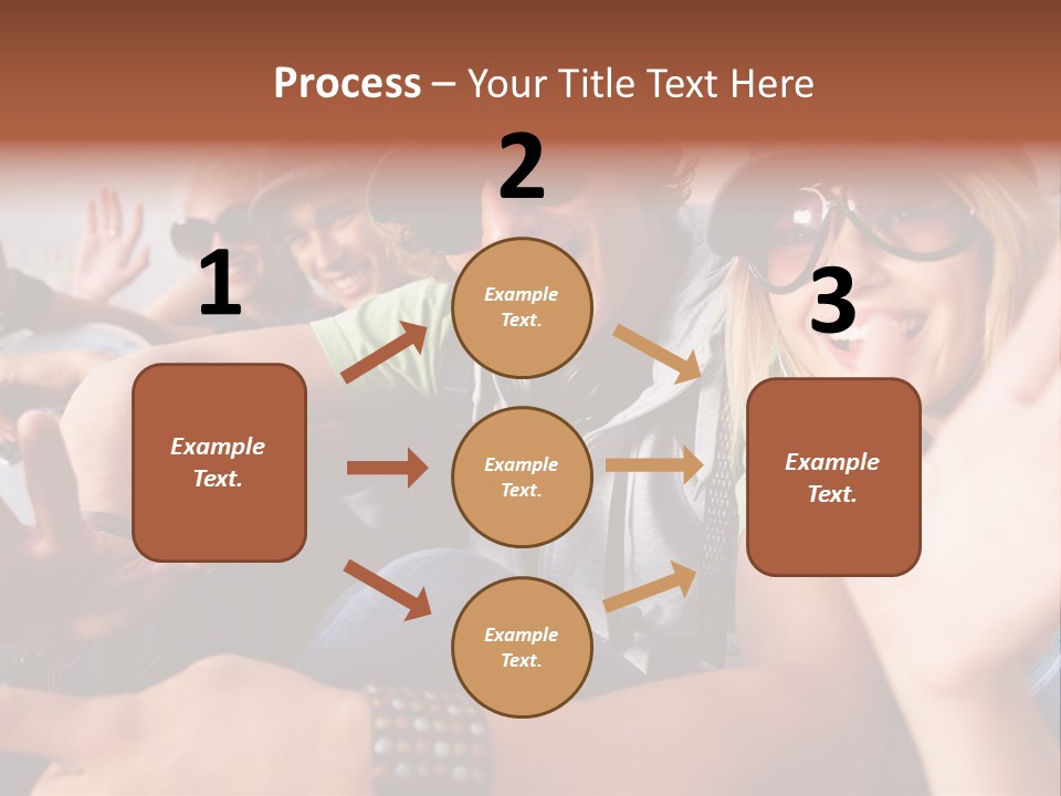 Happy Portrait Teen PowerPoint Template