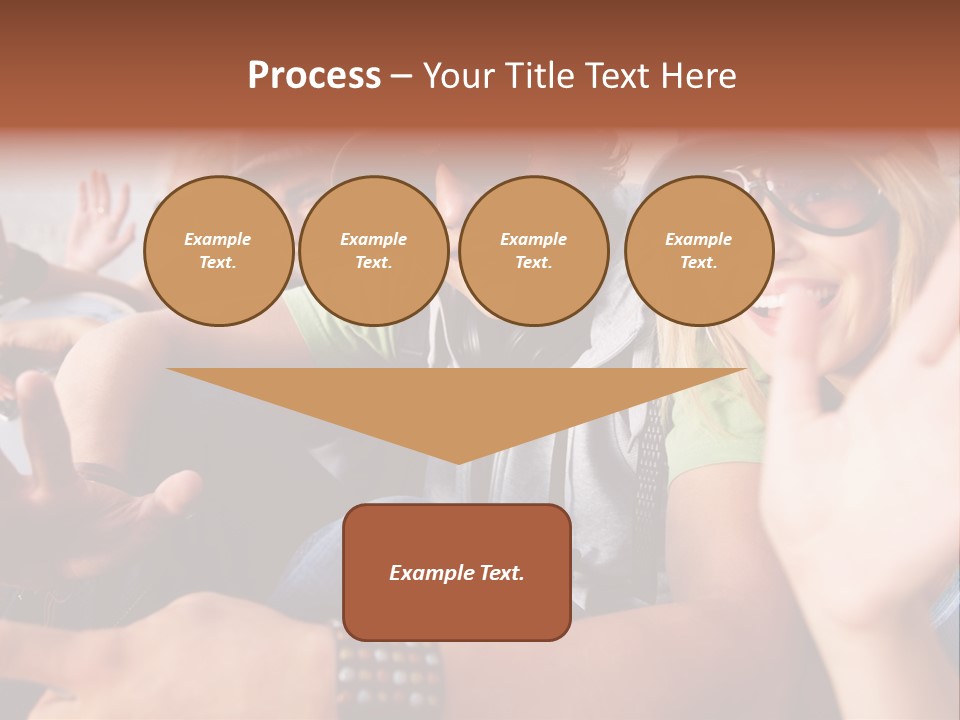 Happy Portrait Teen PowerPoint Template