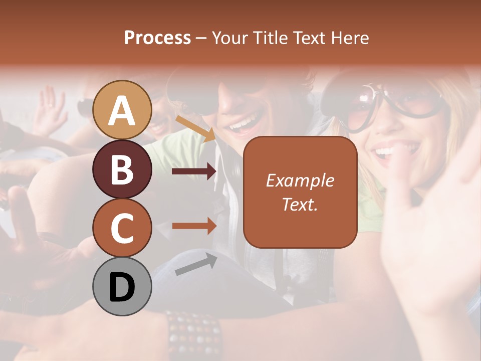 Happy Portrait Teen PowerPoint Template