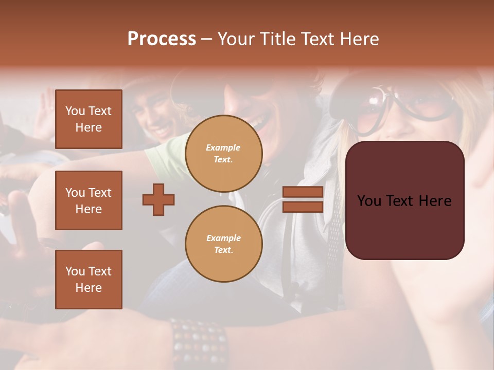 Happy Portrait Teen PowerPoint Template