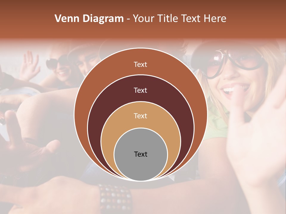 Happy Portrait Teen PowerPoint Template