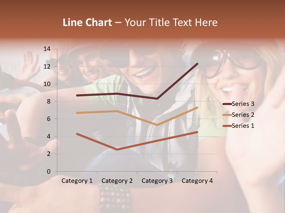 Happy Portrait Teen PowerPoint Template