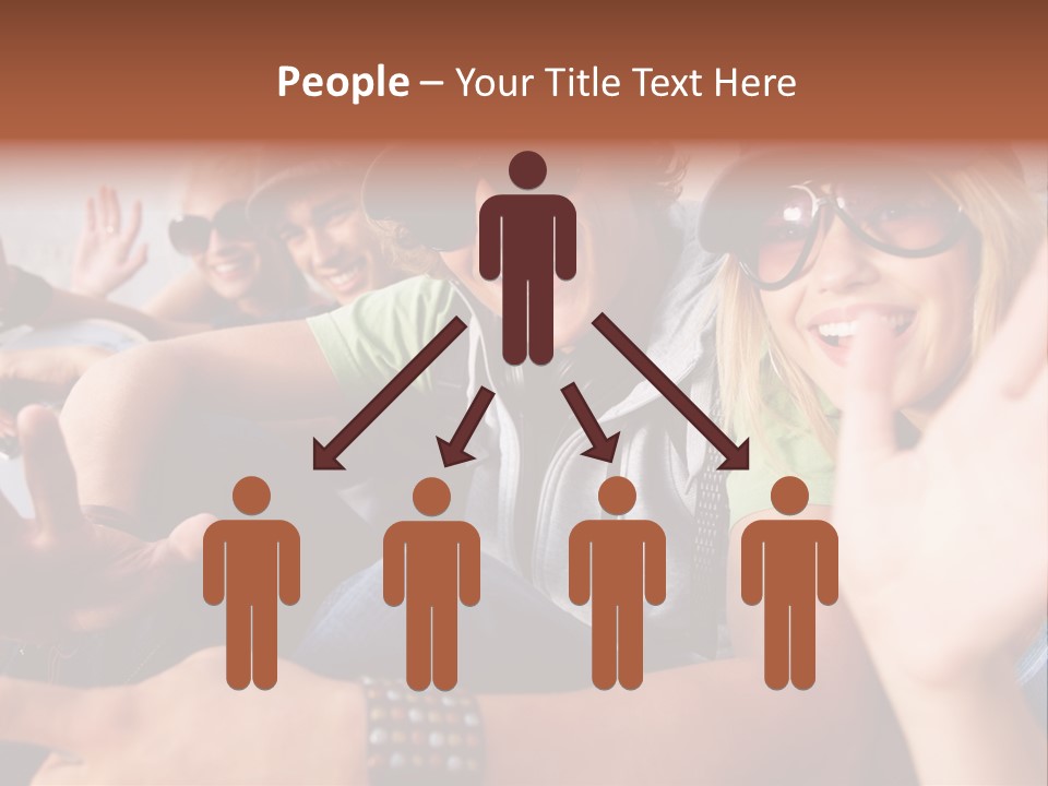 Happy Portrait Teen PowerPoint Template