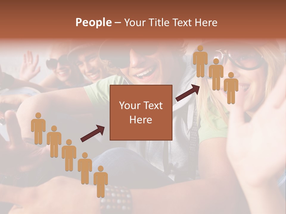 Happy Portrait Teen PowerPoint Template