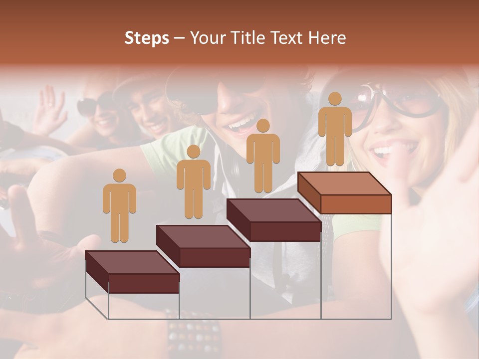 Happy Portrait Teen PowerPoint Template