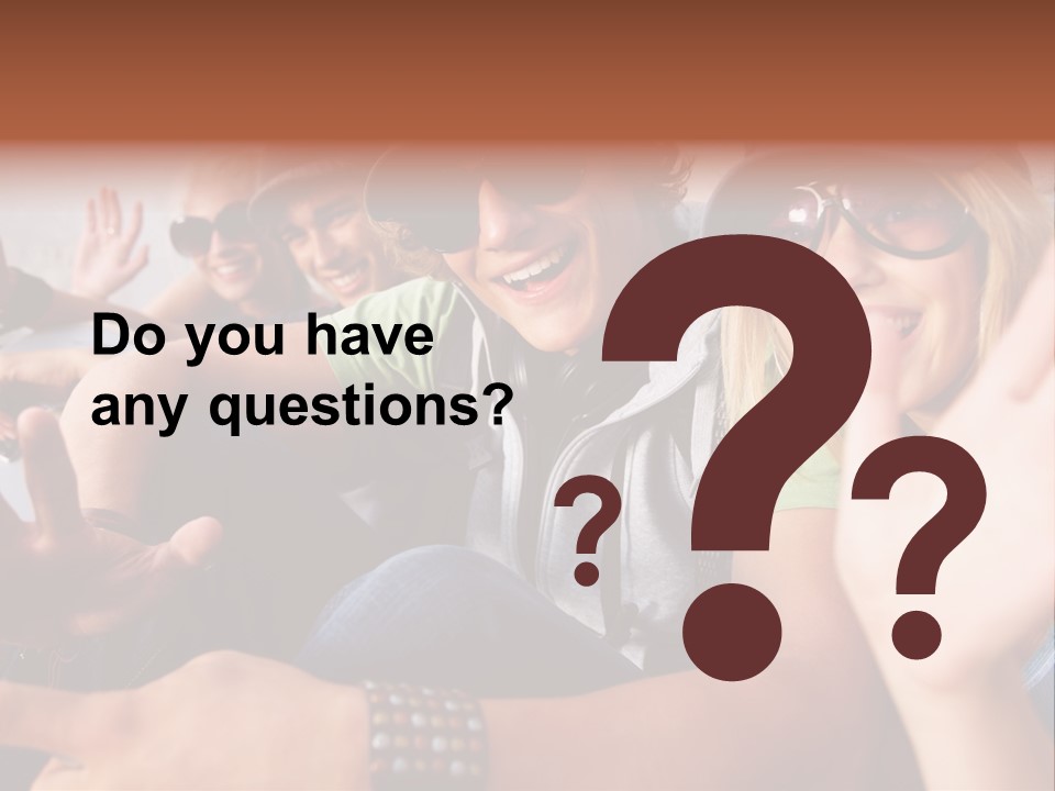 Happy Portrait Teen PowerPoint Template