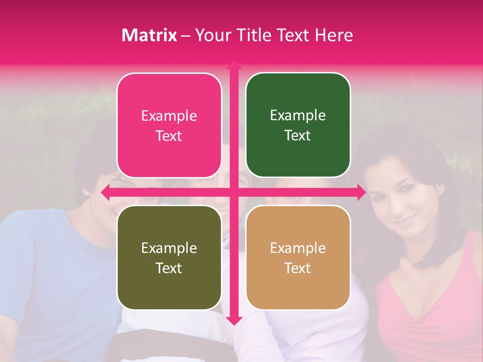 Caucasian Activity Diversity PowerPoint Template
