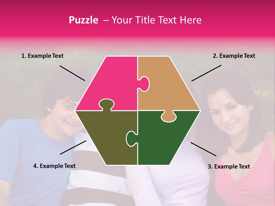 Caucasian Activity Diversity PowerPoint Template