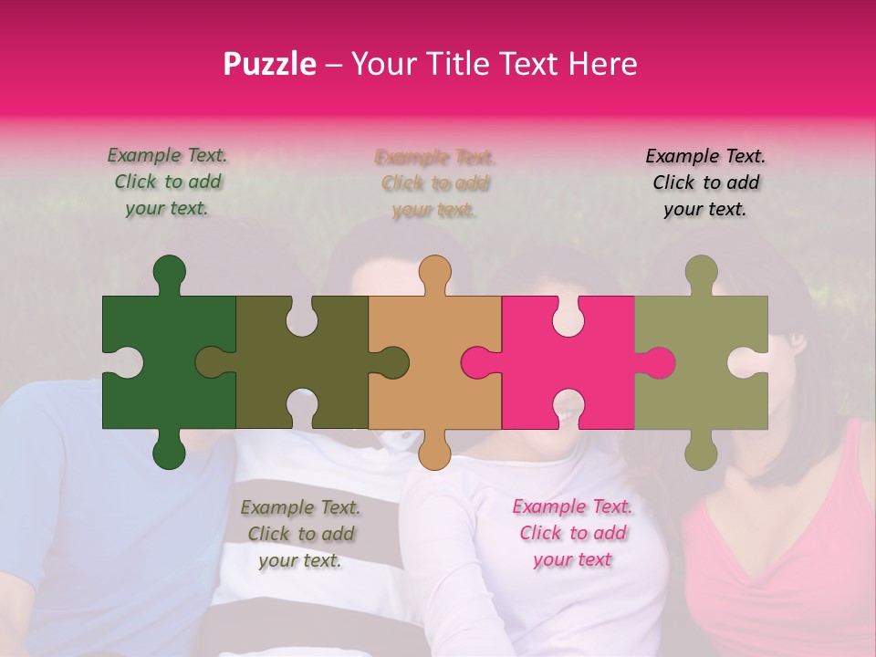 Caucasian Activity Diversity PowerPoint Template