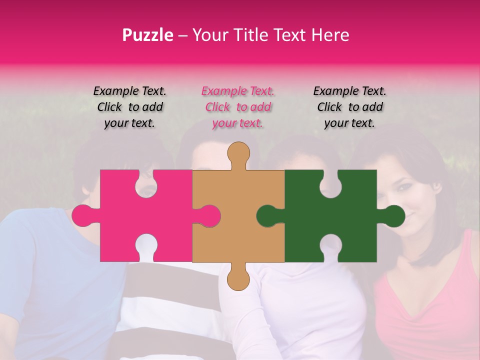 Caucasian Activity Diversity PowerPoint Template