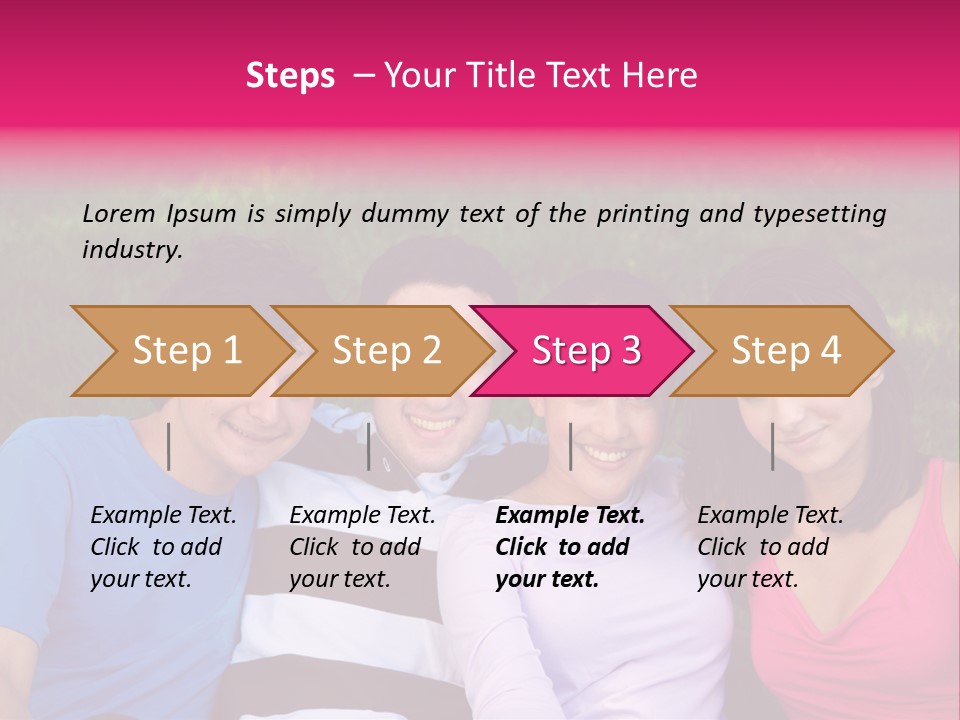Caucasian Activity Diversity PowerPoint Template
