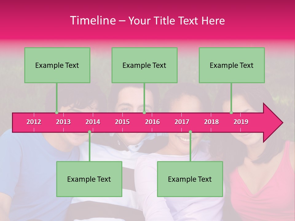 Caucasian Activity Diversity PowerPoint Template