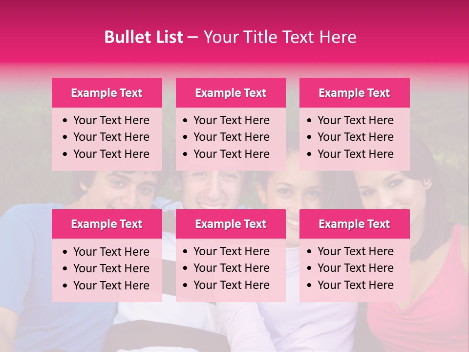 Caucasian Activity Diversity PowerPoint Template