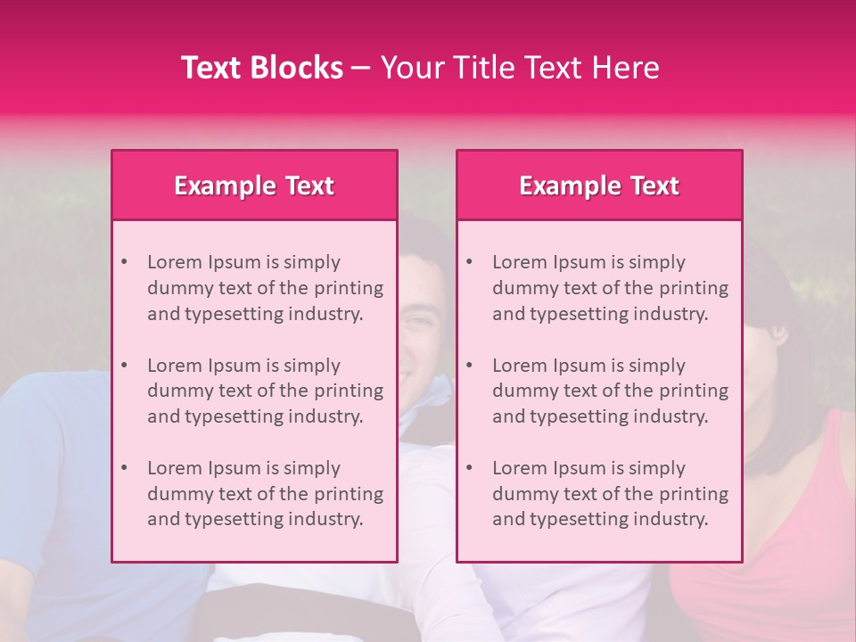 Caucasian Activity Diversity PowerPoint Template