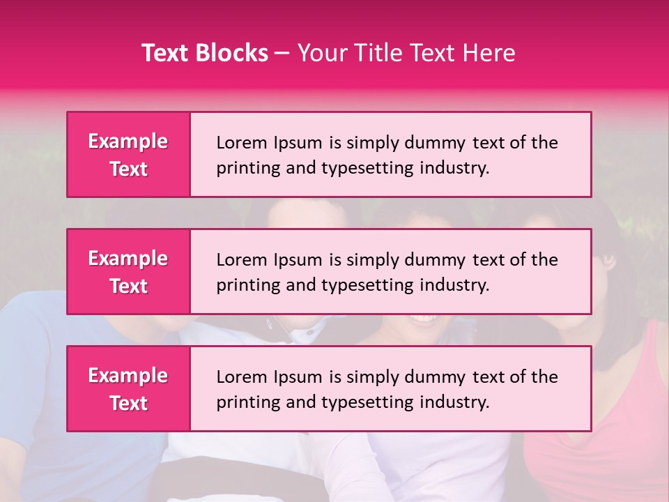 Caucasian Activity Diversity PowerPoint Template