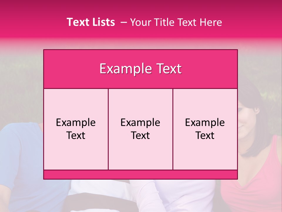 Caucasian Activity Diversity PowerPoint Template