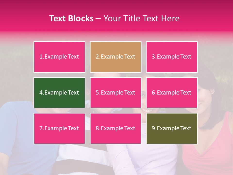 Caucasian Activity Diversity PowerPoint Template