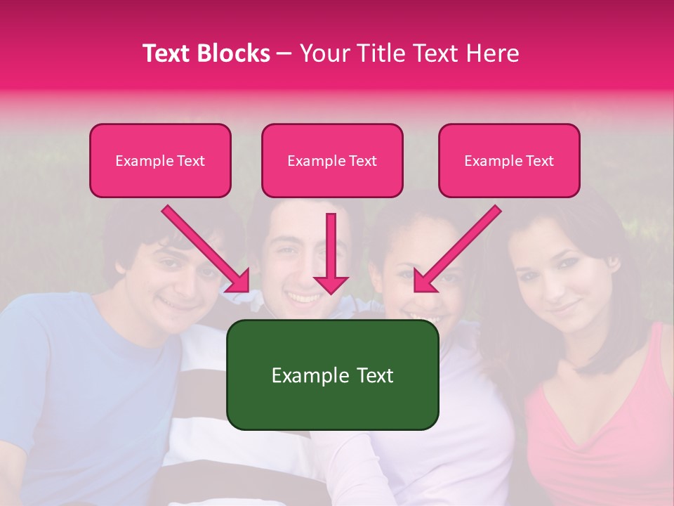 Caucasian Activity Diversity PowerPoint Template