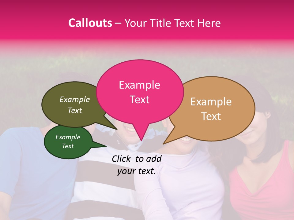 Caucasian Activity Diversity PowerPoint Template