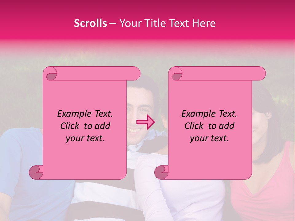 Caucasian Activity Diversity PowerPoint Template