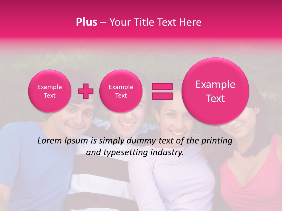 Caucasian Activity Diversity PowerPoint Template