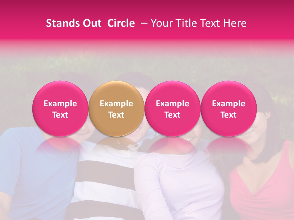 Caucasian Activity Diversity PowerPoint Template