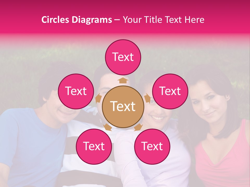 Caucasian Activity Diversity PowerPoint Template