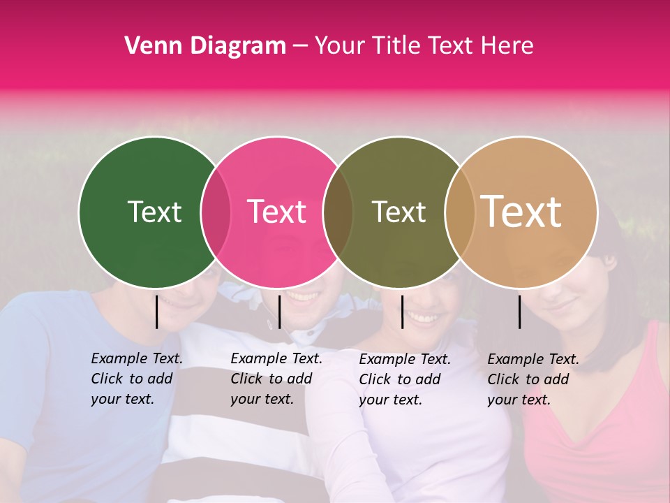 Caucasian Activity Diversity PowerPoint Template