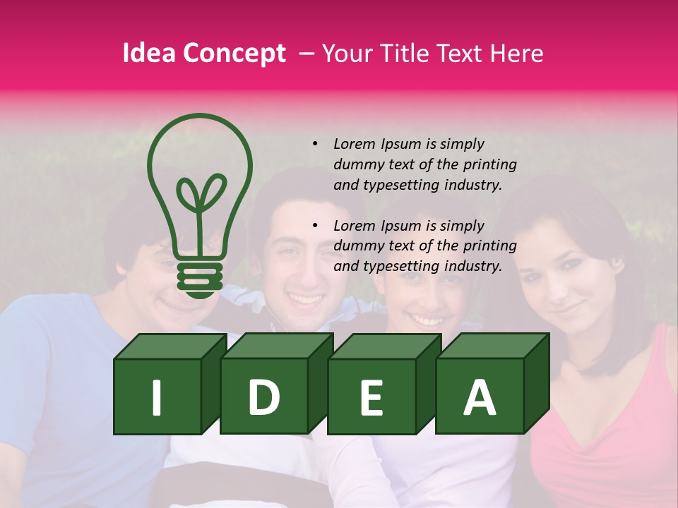 Caucasian Activity Diversity PowerPoint Template