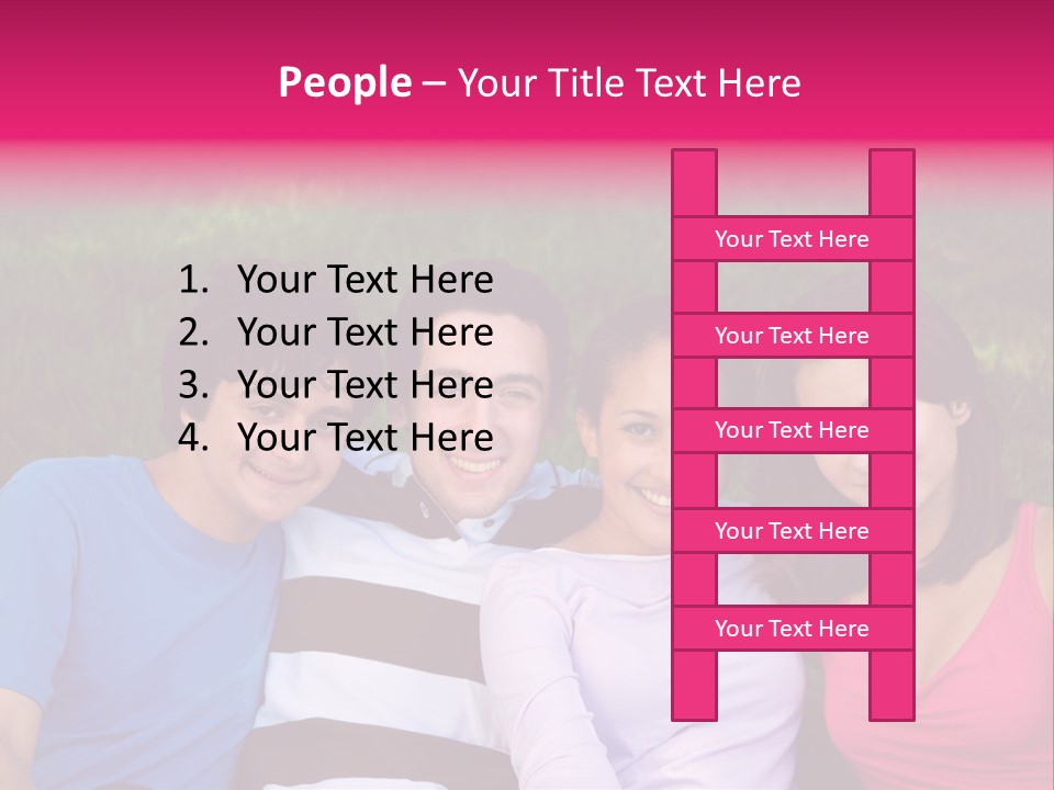 Caucasian Activity Diversity PowerPoint Template