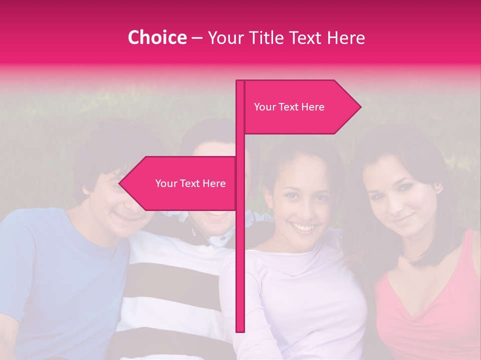 Caucasian Activity Diversity PowerPoint Template