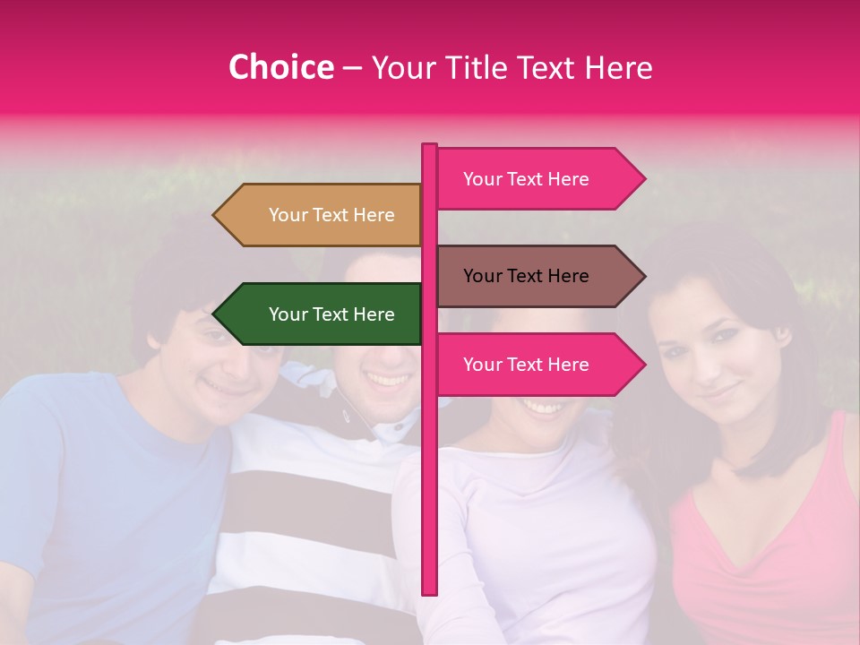 Caucasian Activity Diversity PowerPoint Template