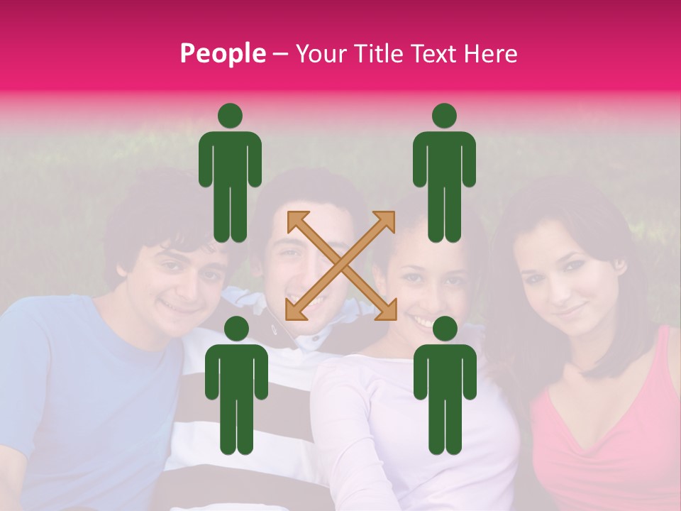 Caucasian Activity Diversity PowerPoint Template