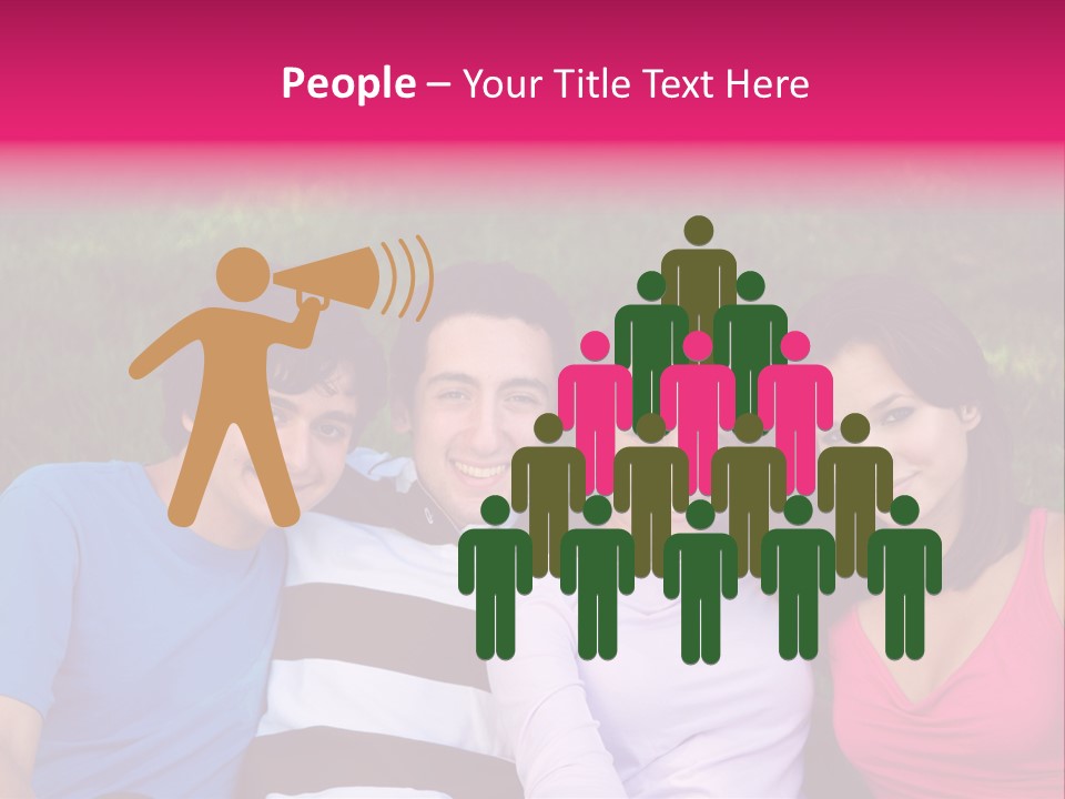 Caucasian Activity Diversity PowerPoint Template