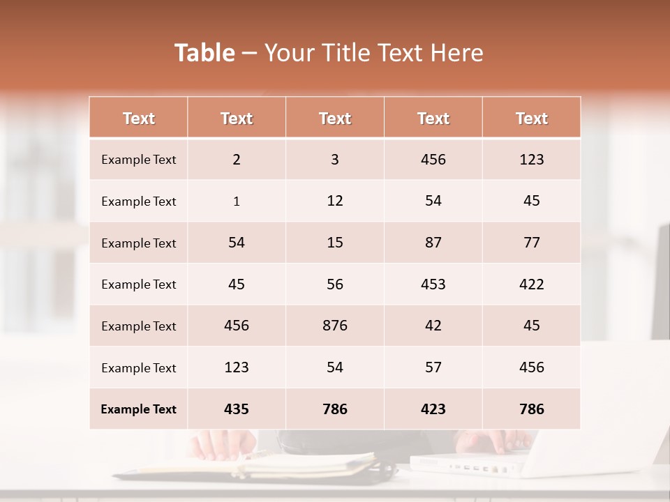 Cheerful Sitting Caucasian PowerPoint Template