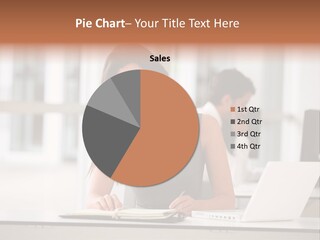 Indoors Businesswoman Professional PowerPoint Template