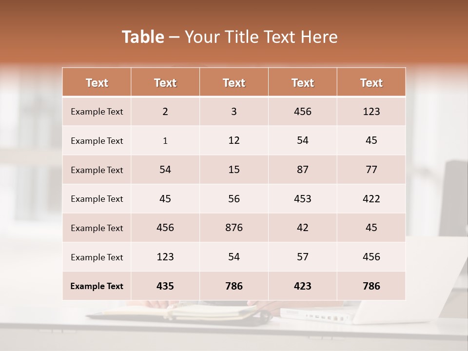 Indoors Businesswoman Professional PowerPoint Template