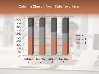 Indoors Businesswoman Professional PowerPoint Template